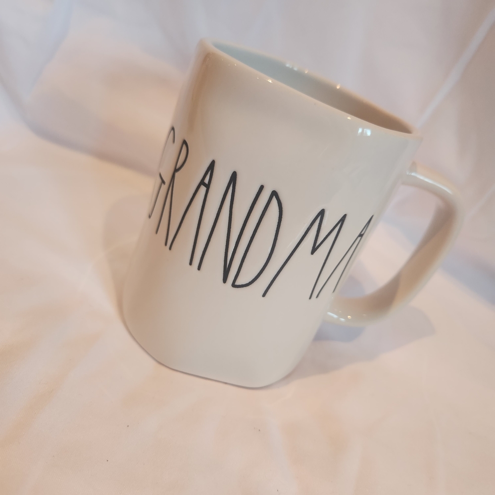 Rae Dunn White 'Grandma' Mug
